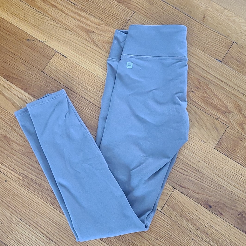 FABLETICS mid rise gray leggings